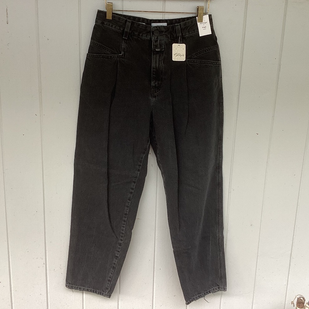 Free People JEANS closed heritage fit Organic Cotton black